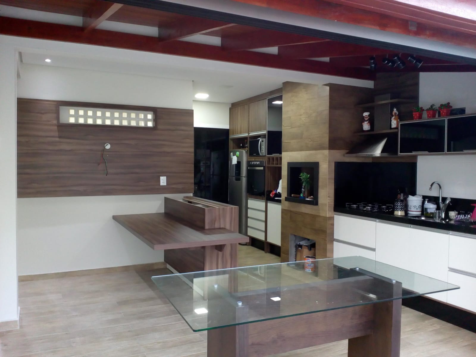 Projeto de área de festas planejada