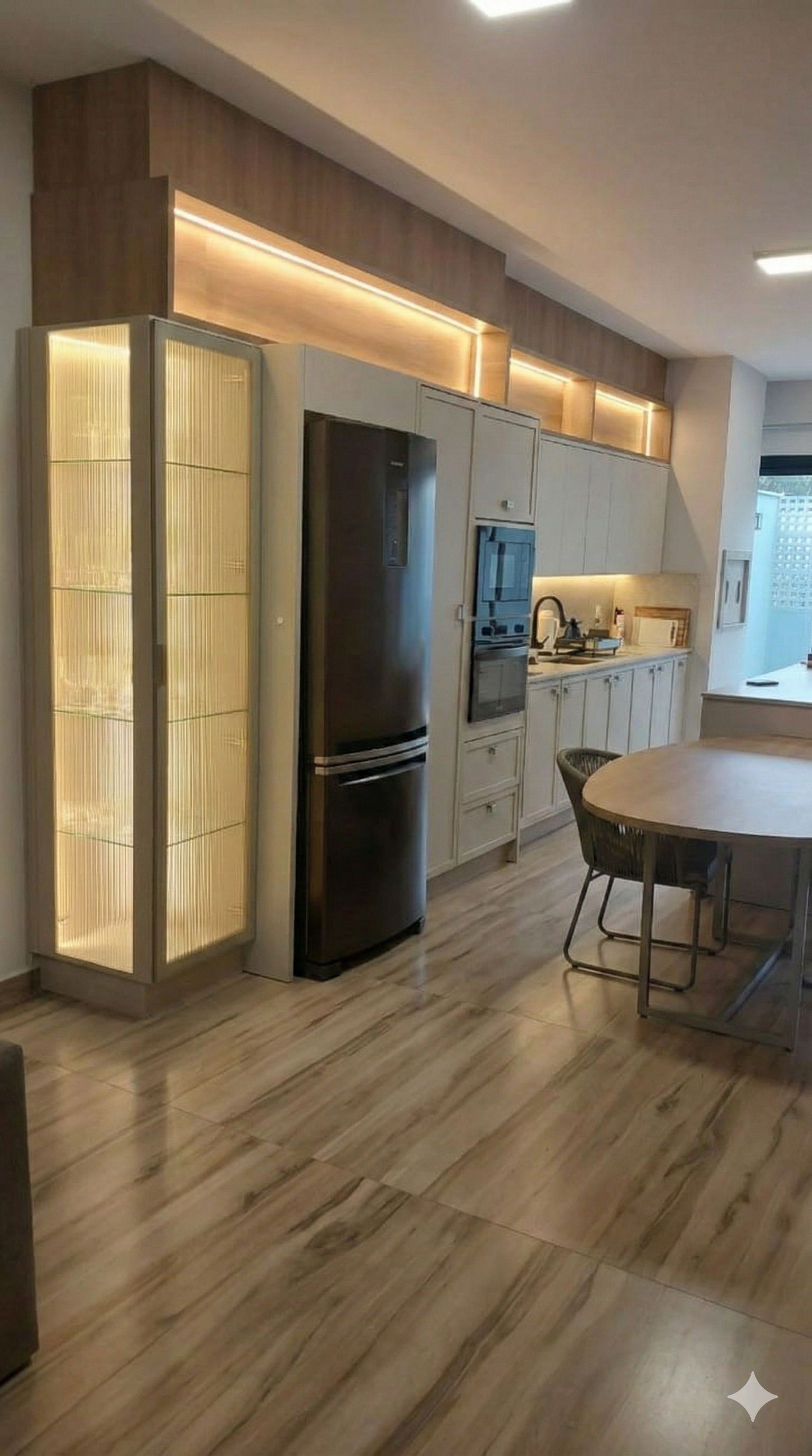 Cozinha com armários personalizados