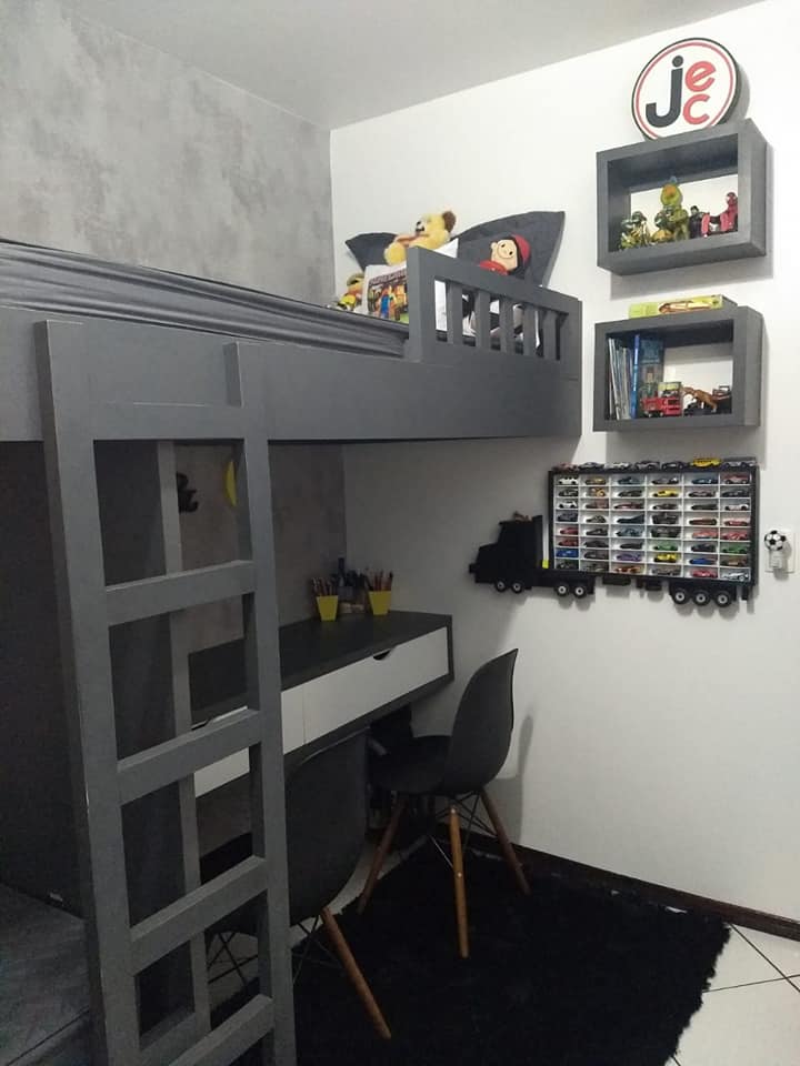 Quarto com armário sob medida